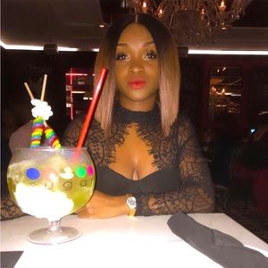 Black Laced One Piece Jumpsuit